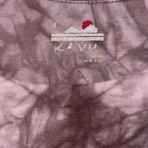 Casual Purple Tie-Dye Dress with Pockets by Kavu - Picture 5 of 6